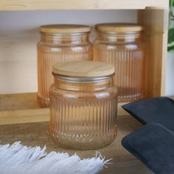 Glass Spices Set 6 pieces